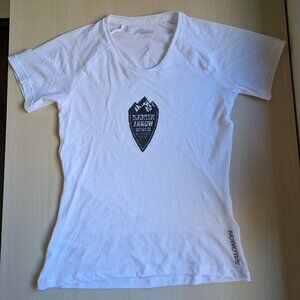 Salomon Running Short Sleeve Shirt  Broken Arrow Skyrace Logo